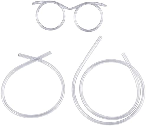 מצחיק קש משקפיים גמיש שתיית קש חידוש משקפיים מסגרת בר אביזרי עבור ימי הולדת, מקלחות כלה, ספקי צד